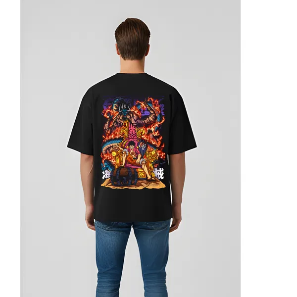 Black_Elegant_Design_Oversized_Printed_T-Shirt_For_Men
