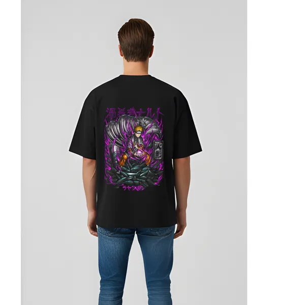 Black_Elegant_Design_Oversized_Printed_T-Shirt_For_Men