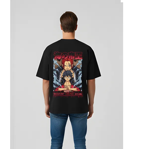 Black_Elegant_Design_Printed_Oversized_T-Shirt_For_Men