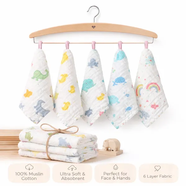 6-Layer_Muslin_Cotton_Face_Towels_|_25_cm_x_25_cm_|_Print_May_Vary