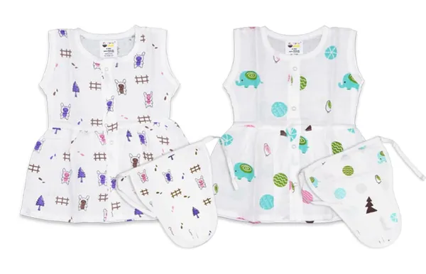 Muslin_Cotton_Frock_With_Nappy_-_Bunny_+_Ele-baby