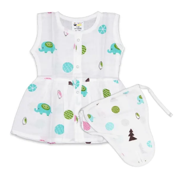Muslin_Cotton_Frock_With_Nappy_-_Ele-Baby