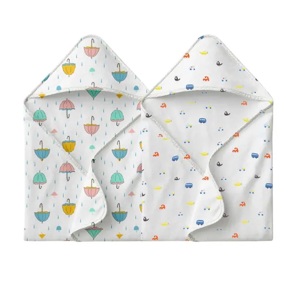 Muslin_Cotton_Hooded_Towel_|_70X70_Cm_|_Single_Layer_Towel_|_Umbrella_&_Motorized_Print