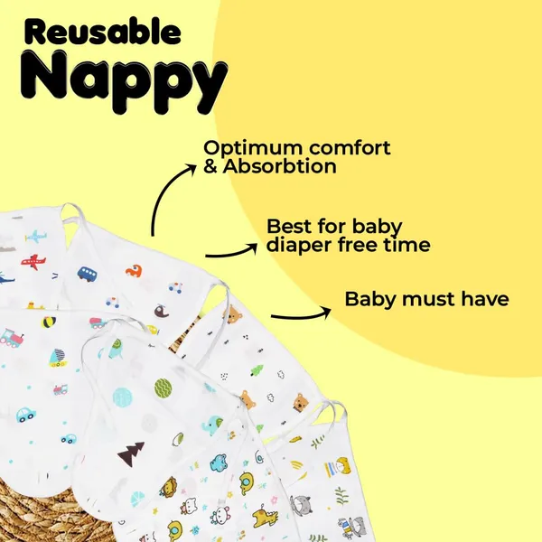 Muslin_4_Layer_Nappy/Langot_For_Newborn_Baby_(0-6_Months)_|_Print_may_vary