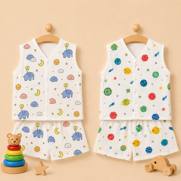 Muslin_Cotton_Jabla_With_Short_|_Motorized_+_Ele-baby_+_Planets