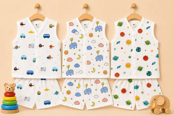 Muslin_Cotton_Jabla_With_Short_|_Motorized_+_Ele-baby_+_Planets