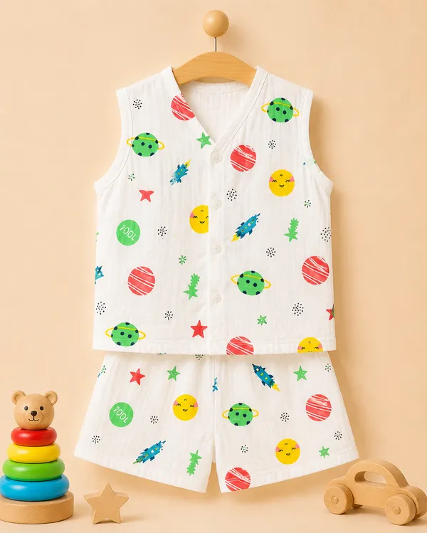 Muslin_Cotton_Jabla_With_Short_|_Motorized_+_Ele-baby_+_Planets