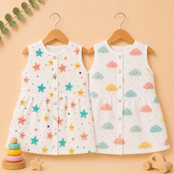 Muslin_Cotton_Open_Frock_-_Stars_+_Clouds