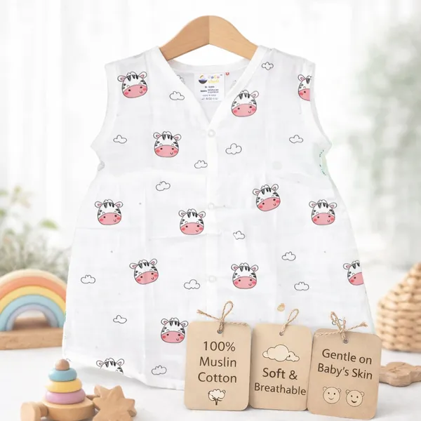 Muslin_Cotton_Chest_Cut_Frock_-_Pinky_Moo_+_Beach_Day_+_Zoo_Creatures