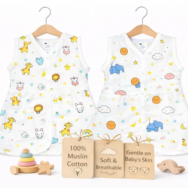 Muslin_Cotton_Chest_Cut_Frock_-_Zoo_Creatures_+_Ele-baby
