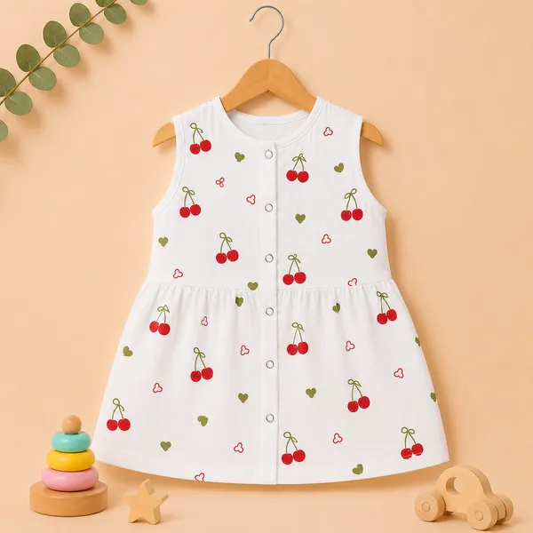 Muslin_Cotton_Open_Frock_-_Pinky_Moo_+_Cherry