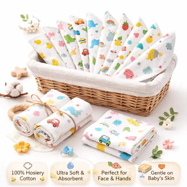White_Hosiery_Cotton_Premium_Baby_Washcloth_|_Pack_of_10_|_Print_may_vary