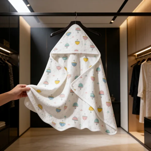 Muslin_Cotton_Hooded_Towel_|_70X70_Cm_|_Single_Layer_Towel_|_Motorized_Print