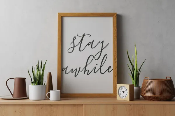 CRAFT_N_CREATIONS_"Stay_Awhile_Motivational_Quote_Frame_â€“_8"x6"_Oak_Wood_Finish_|_Inspirational_Wall_&_Desk_Decor_for_Home_&_Office