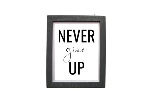 CRAFT_N_CREATIONS_"Never_Give_Up_Motivational_&_Inspirational_framed_Quote_in_Oak_Wood_of_Size_8"_x_6"_in_Six_Colours_Balck_-_Pack_of_2