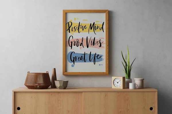 CRAFT_N_CREATIONS_"Positive_Mind,_Good_Vibes,_Great_Life_Motivational_Quote_Frame_â€“_8"x6"_Wooden_Finish_|_Inspirational_Wall_&_Desk_Decor_for_Home_&_Office
