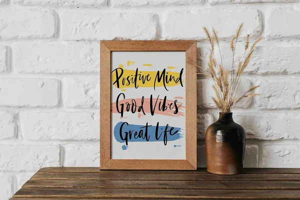 CRAFT_N_CREATIONS_"Positive_Mind,_Good_Vibes,_Great_Life_Motivational_Quote_Frame_â€“_8"x6"_Wooden_Finish_|_Inspirational_Wall_&_Desk_Decor_for_Home_&_Office