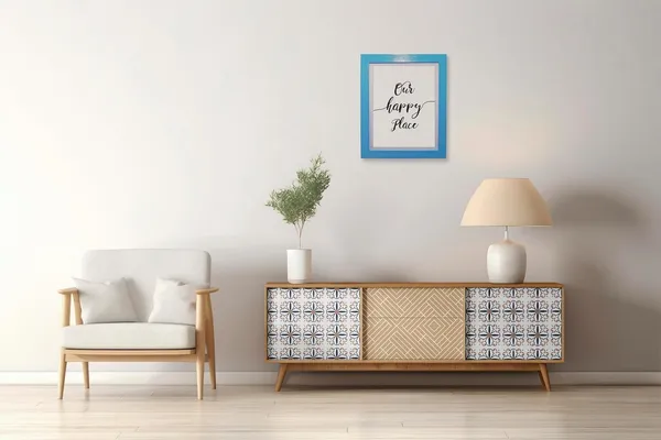 CRAFT_N_CREATIONS_"Our_Happy_Place_Wall_Poster_Size_10_x_8_(Blue)