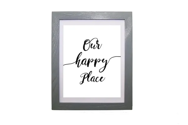 CRAFT_N_CREATIONS_"Our_Happy_Place_Motivational_Wall_Poster_–_10"_x_8"_Grey_Decor_|_Inspirational_Home_Accent_(Model:_1021)