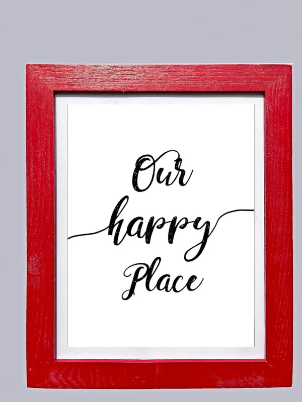 CRAFT_N_CREATIONS_"Our_Happy_Place_Wall_Poster_Size_10_x_8_(Red)