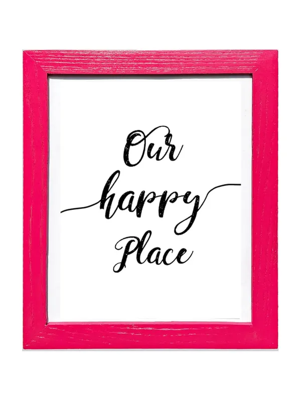 CRAFT_N_CREATIONS_"Our_Happy_Place_Wall_Poster_Size_10_x_8_(Pink)