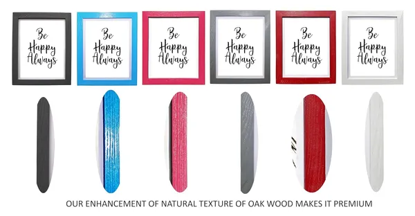 CRAFT_N_CREATIONS_Inspirational_Wall_Art_Set,_25.4_x_20.3_cm,_Oak_Wood_Frame,_Set_of_3-Piece_Motivational_Quotes_(White)
