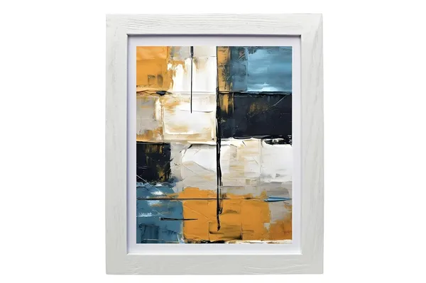 Craft_N_Creations_Urban_Contrasts_Abstract_Wall_Art_Painting,_20_x_25_cm,_(White)