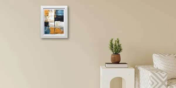 Craft_N_Creations_Urban_Contrasts_Abstract_Wall_Art_Painting,_20_x_25_cm,_(White)