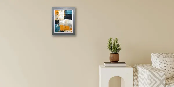 Craft_N_Creations_Urban_Contrasts_Abstract_Wall_Art_Painting,_20_x_25_cm,_(Grey)