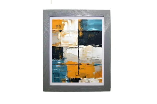 Craft_N_Creations_Urban_Contrasts_Abstract_Wall_Art_Painting,_20_x_25_cm,_(Grey)