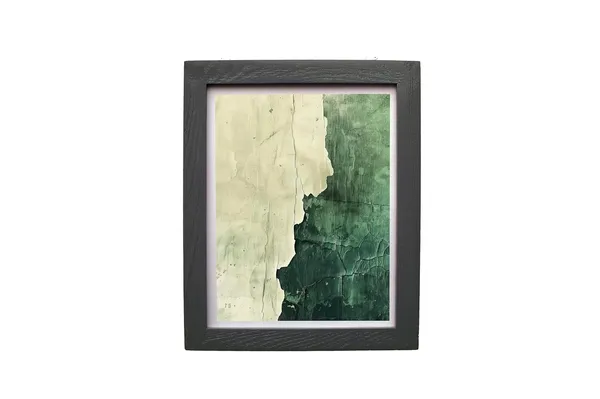 CRAFT_N_CREATIONS_Abstract_Wall_Art_Set,_Oak_Frame,_Nature-Inspired_Green_Collection,_3-Piece_Modern_Home_Decor_(Black,_16"_x_12",_Framed)