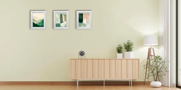 CRAFT_N_CREATIONS_Modern_Abstract_Art_Print_Blur_Of_the_Beyond_Wall_Decor_Set_of_3_(White,_10"_x_8",_Framed)