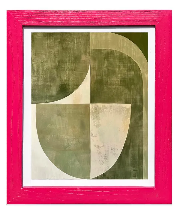 CRAFT_N_CREATIONS_Modern_Abstract_Wall_Art_Print_Set_EarthFlow_Abstracts,_Contemporary_Home_Decor_Set_of_3_(PINK,_14"_x_10",_Framed)