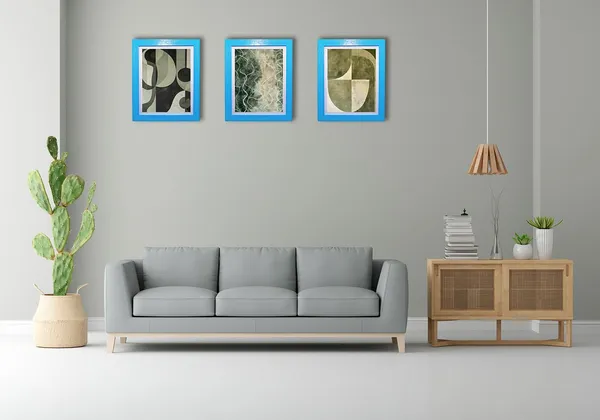 Craft_N_Creations_Abstract_Earth_Flow_Wall_Art_Paintings,_Modern_Geometric_Design,_Set_of_3_(14"_x10")_(Sky_Blue)