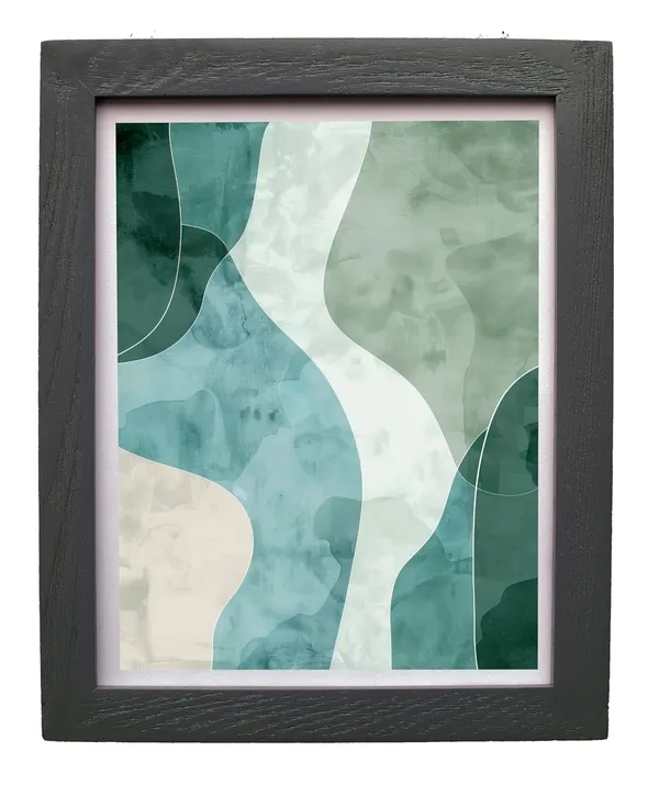 CRAFT_N_CREATIONS_Abstract_wall_Art_Triptych_of_Terran_Flow_Set_of_three_for_home_Decor11_.5"_X_9"_(BLACK)