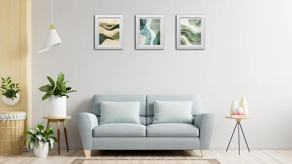 CRAFT_N_CREATIONS_Abstract_wall_Art_Triptych_of_Terran_Flow_Set_of_three_for_home_Decor_14"_x_10"_(WHITE)