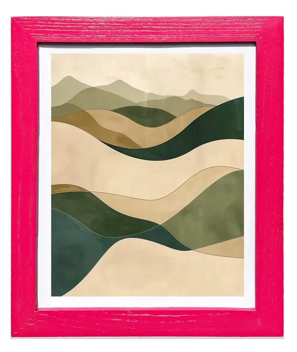 CRAFT_N_CREATIONS_Abstract_wall_Art_Triptych_of_Terran_Flow_Set_of_three_for_home_Decor11_.5"_X_9"_(PINK)