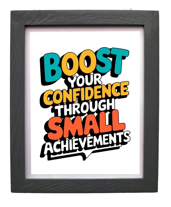 CRAFT_N_CREATIONS_Motivational_&_Inspirational_Framed_Posters,_set_of_Three,_Perfect_for_Gifting_and_Wall_Decor_11.5"_X_9"_(Black)