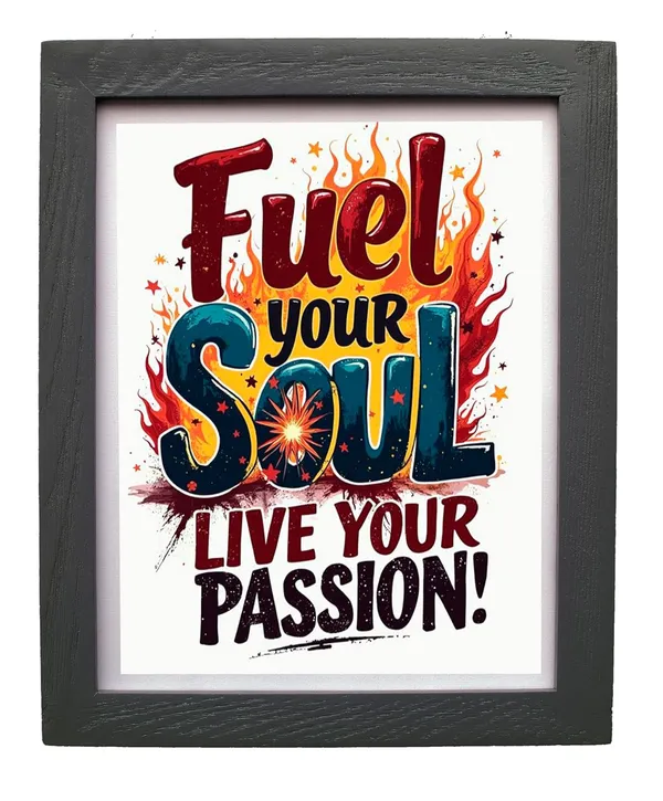 CREATIONS_Motivational_Wall_Art_Posters,_Inspirational_Quotes,_Set_of_3,_Black_Frame,_29.2_x_22.9_cm_1030