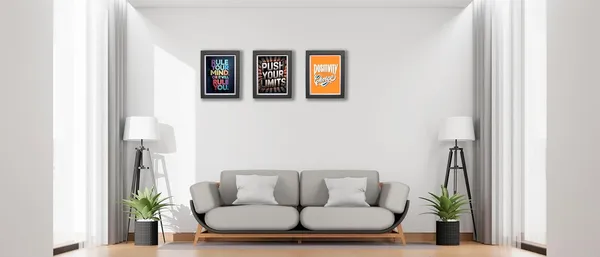 CRAFT_N_CREATIONS_Motivational_Wall_Art_Posters,_Set_of_3,_Black_Frame,_29.2_x_22.9_cm,_Inspirational_Quotes_1033