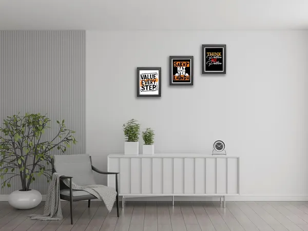 CRAFT_N_CREATIONS_Motivational_Wall_Art_Prints,_Set_of_3_Inspirational_Quotes,_Black_Frame,_30_x_25_cm_1042