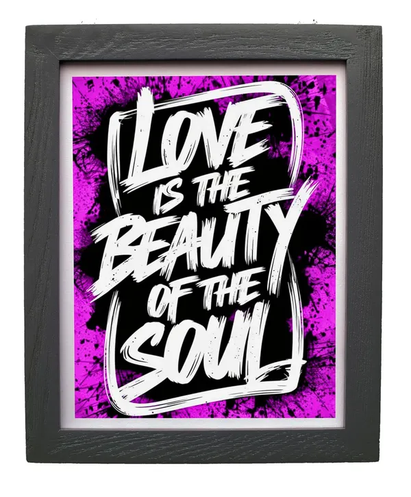 CRAFT_N_CREATIONS_Inspirational_Typography_Wall_Art_Print_â€“_Black_Frame,_30_x_25_cm_â€“_Motivational_Home_&_Office_Decor_-_Pack_of_2