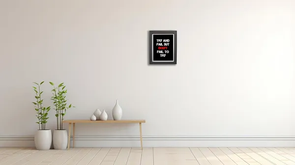 CRAFT_N_CREATIONS_Motivational_Quote_Wall_Art_Print,_Black_Frame,_30_x_25_cm_-_Inspirational_Home_&_Office_Decor_1068_-_Pack_of_2