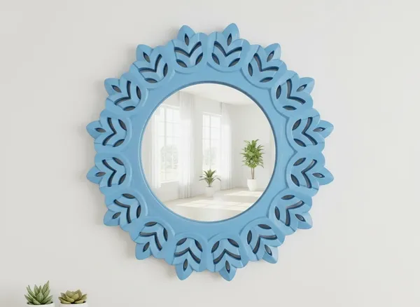Ivory_Bloom_Wall_Mirror,_Decorative_Floral_Frame,_Traditional_Indian_Style,_40.6_x_43.2_cm_(Sky_Blue)