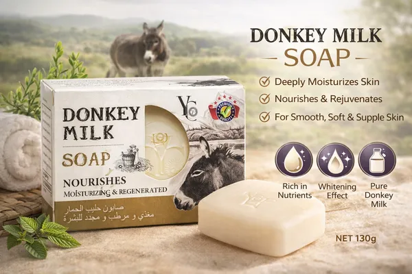 White_Donkey_Milk_Nourishing_Bath_Soap_For_Unisex
