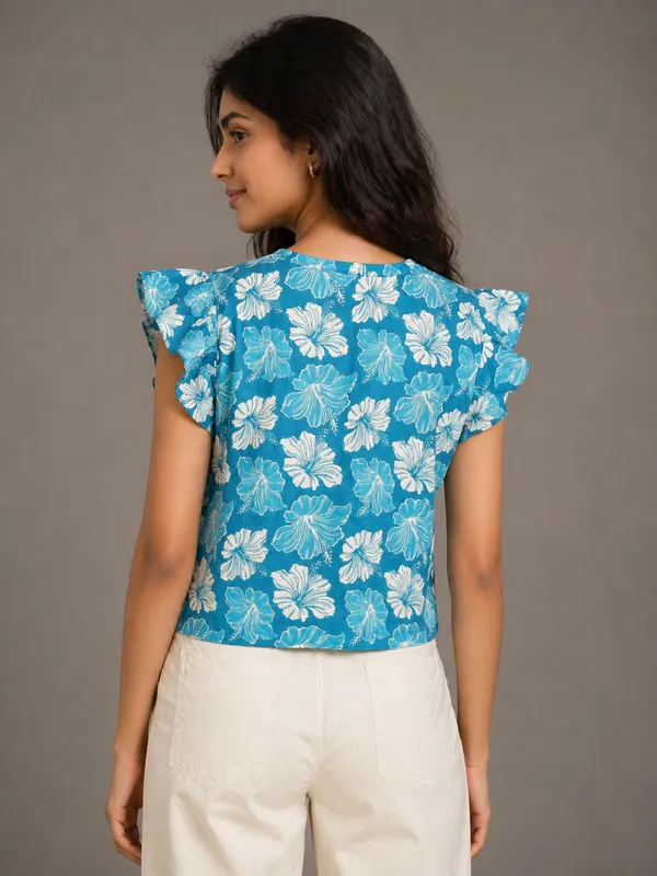 Aqua_Bloom_Ruffle_Top