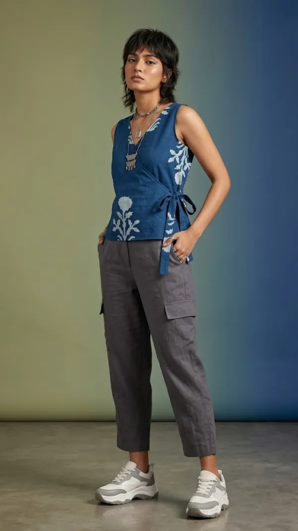 Blue_Block_Floral_Wrap_Top