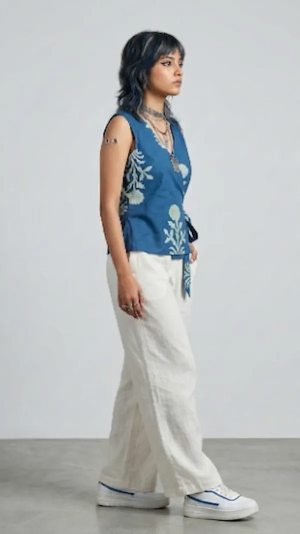 Blue_Block_Floral_Wrap_Top