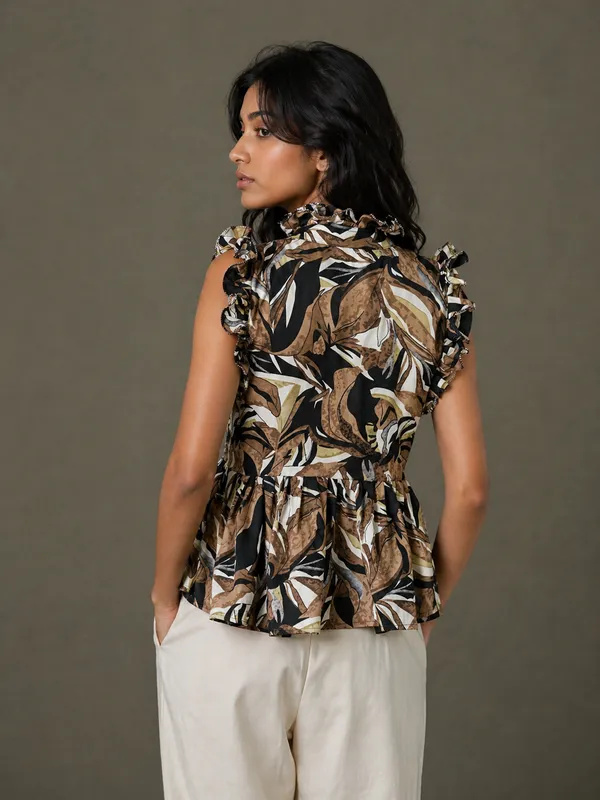 Earthleaf_Peplum_Top