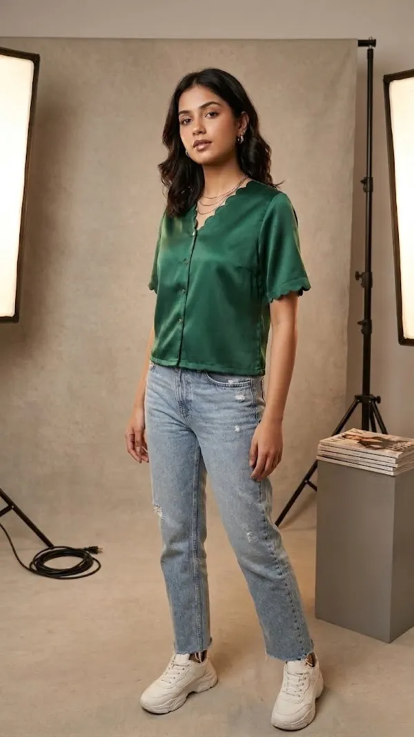 Emerald_Scallop_Satin_Top